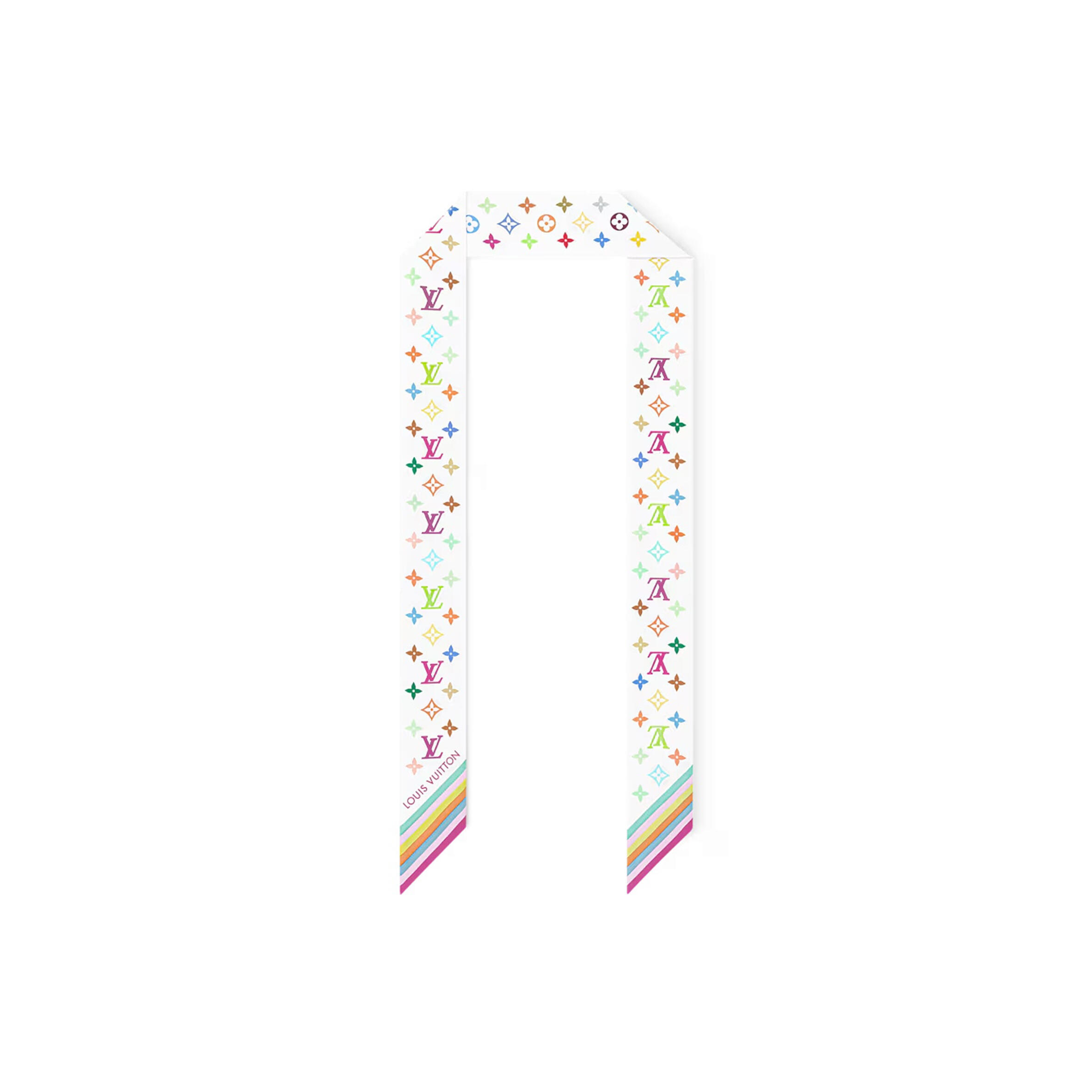l0vis Vvtt0n murakami lv x tm monogram multicolor bb bandeau m94963 (120*5cm)